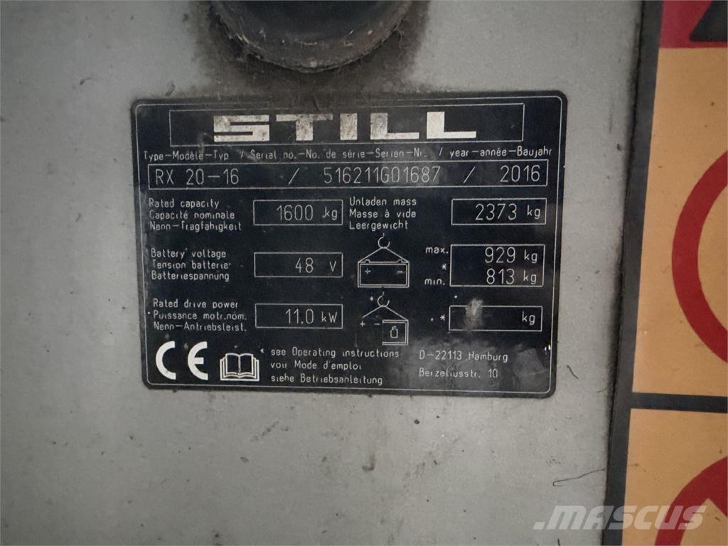 Still RX20-16 Elektriske trucker