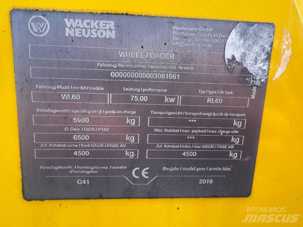 Wacker Neuson WL60 Hjullastere