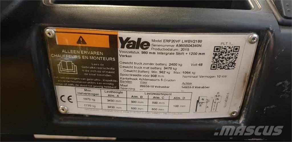 Yale ERP20VF 2014 Elektriske trucker