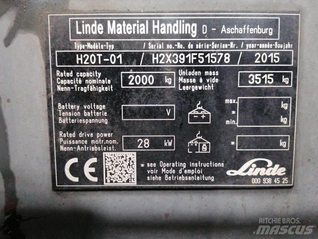 Linde H20T-01 Propan trucker