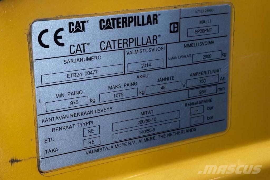 CAT EP 20 Elektriske trucker