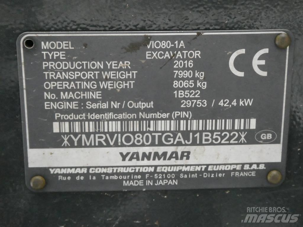 Yanmar Vio 80-1A Midigravere 7 - 12t
