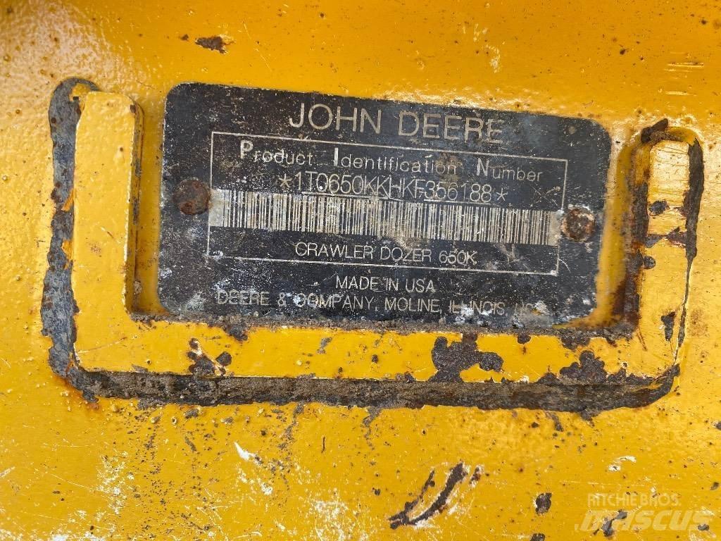 DEERE 650K LGP Dozere Beltegående