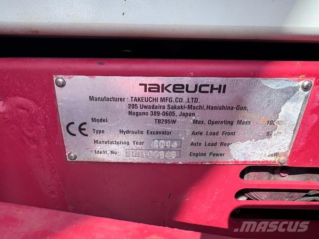 Takeuchi TB 295 W Hjulgravere