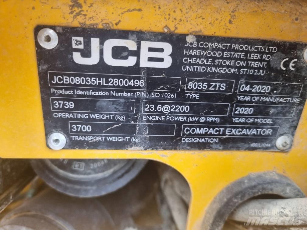 JCB 8035 ZTS Minigravere <7t