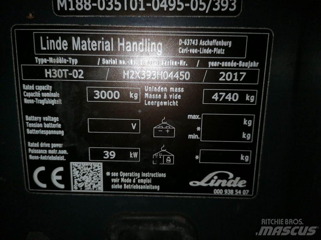 Linde H30T-02 Propan trucker