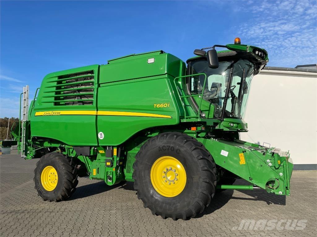 John Deere T660 i Skurtreskere