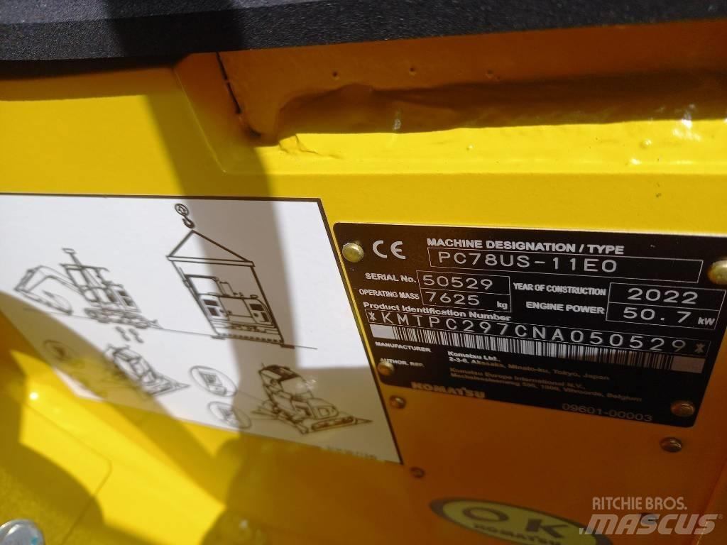 Komatsu PC78US-11EO Midigravere 7 - 12t