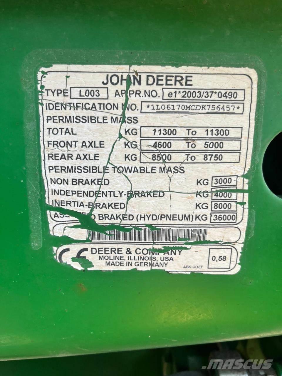 John Deere 6170M Traktorer