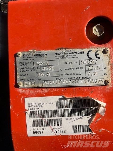 Kubota U 48-4 Minigravere <7t