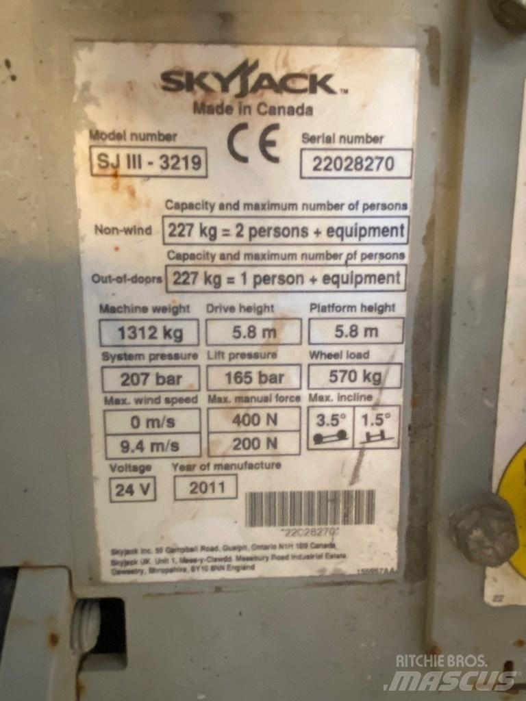 SkyJack SJ 3219 Sakselifter