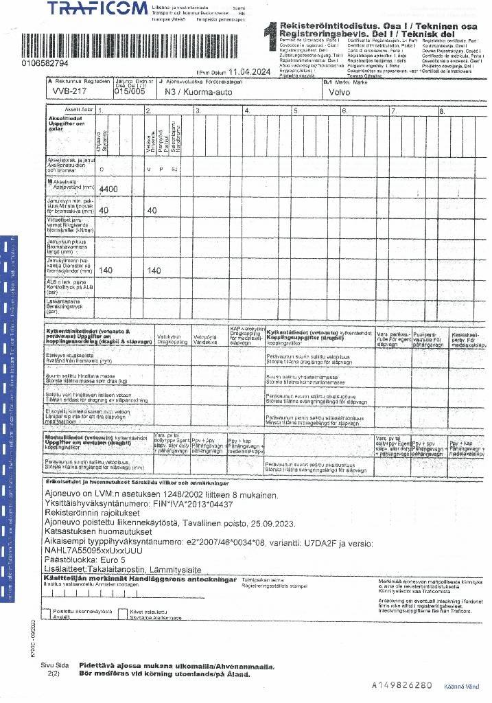 Volvo FL 240 Skapbiler