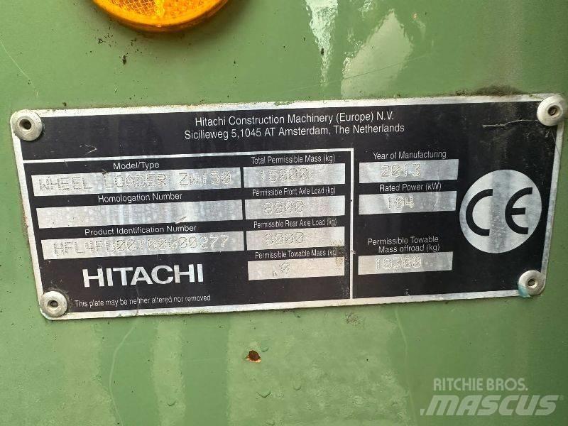 Hitachi ZW 150 Hjullastere