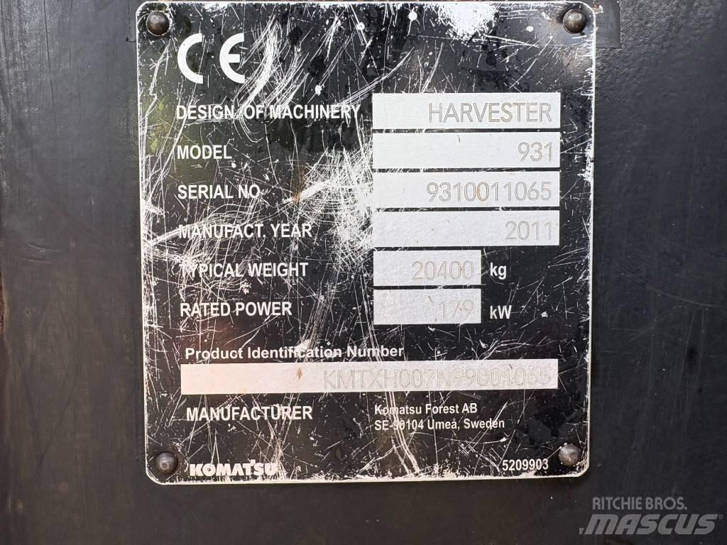 Komatsu 931.1 Hogstmaskiner