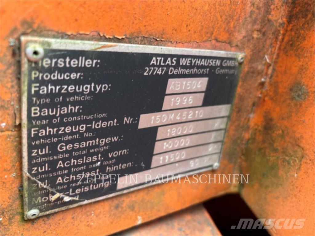 Atlas 1504 Hjulgravere