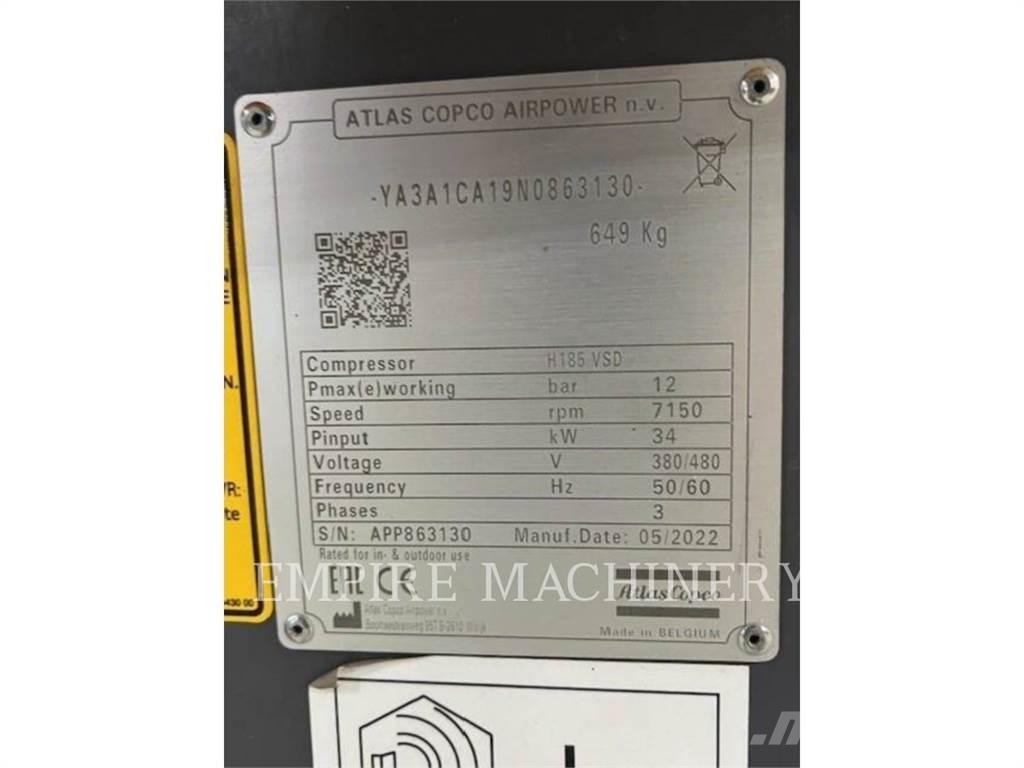 Atlas Copco H185 Kompressorer