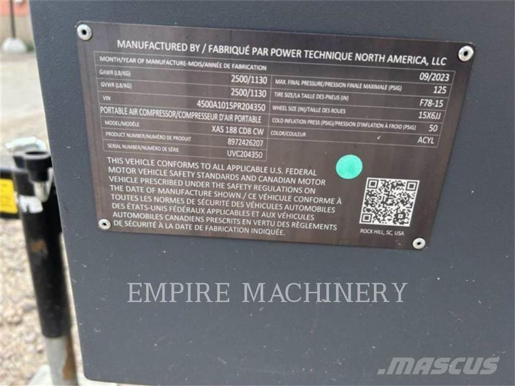 Atlas Copco XAS188CD Kompressorer