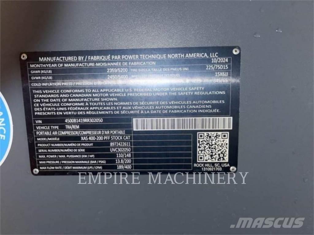 Atlas Copco XAS400CD Kompressorer