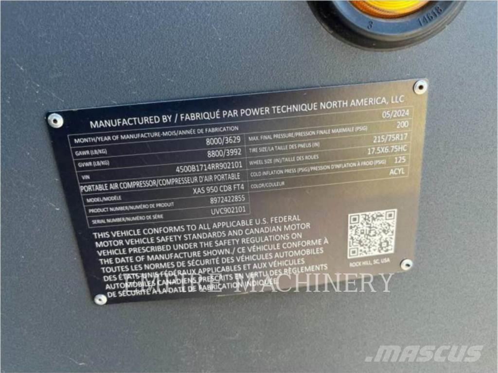 Atlas Copco XAS950CD Kompressorer