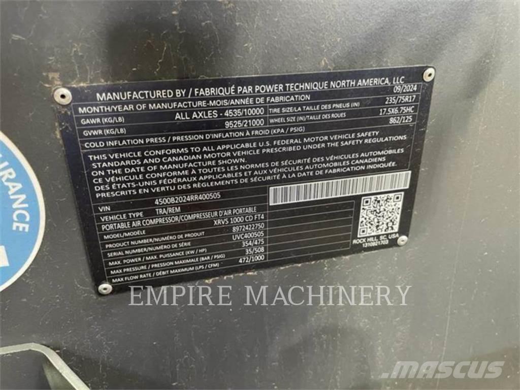 Atlas Copco XRVS1000CD Kompressorer