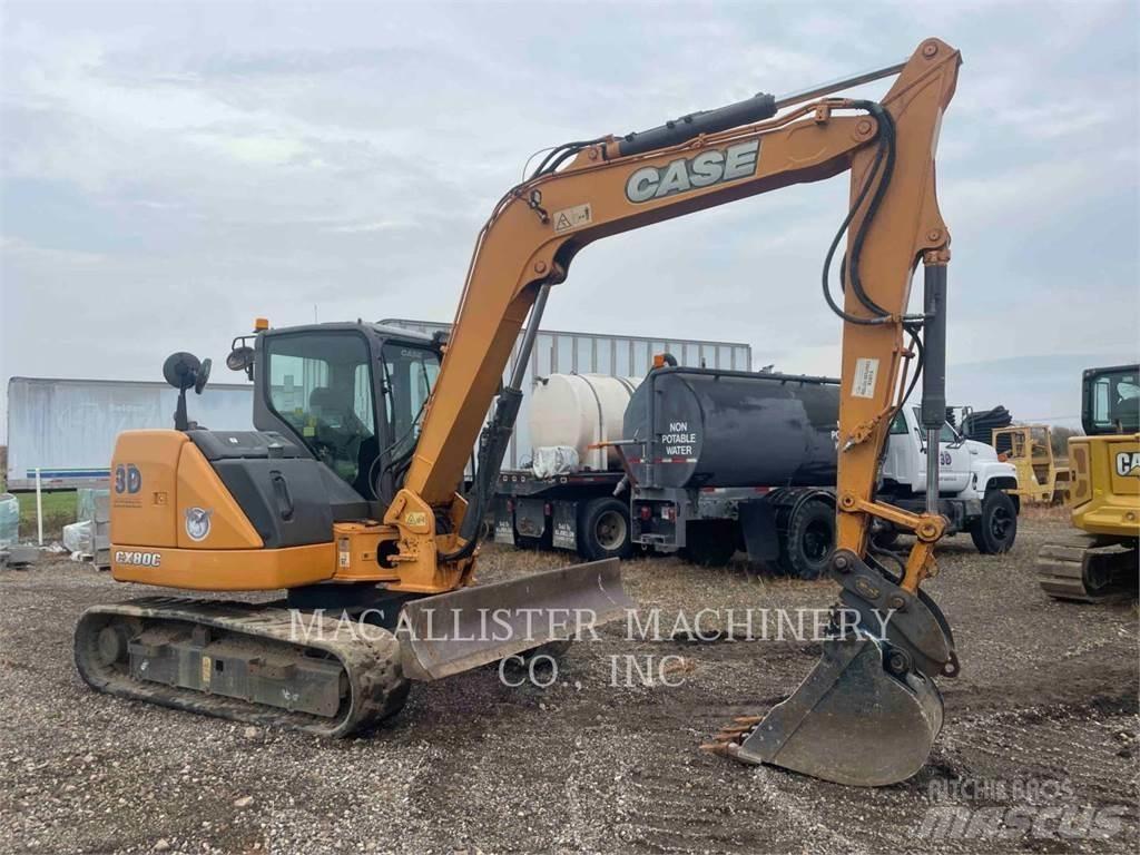 CASE CX80C Beltegraver