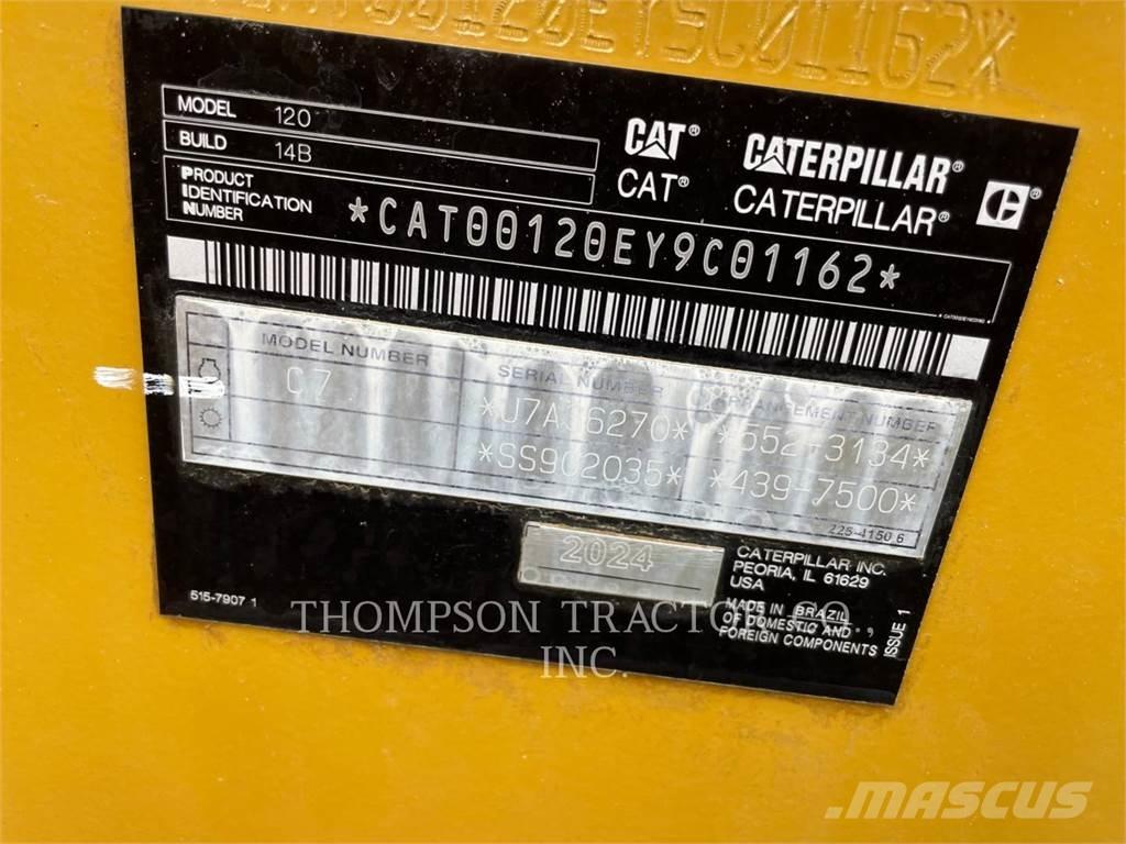 CAT 120 Veihøvler