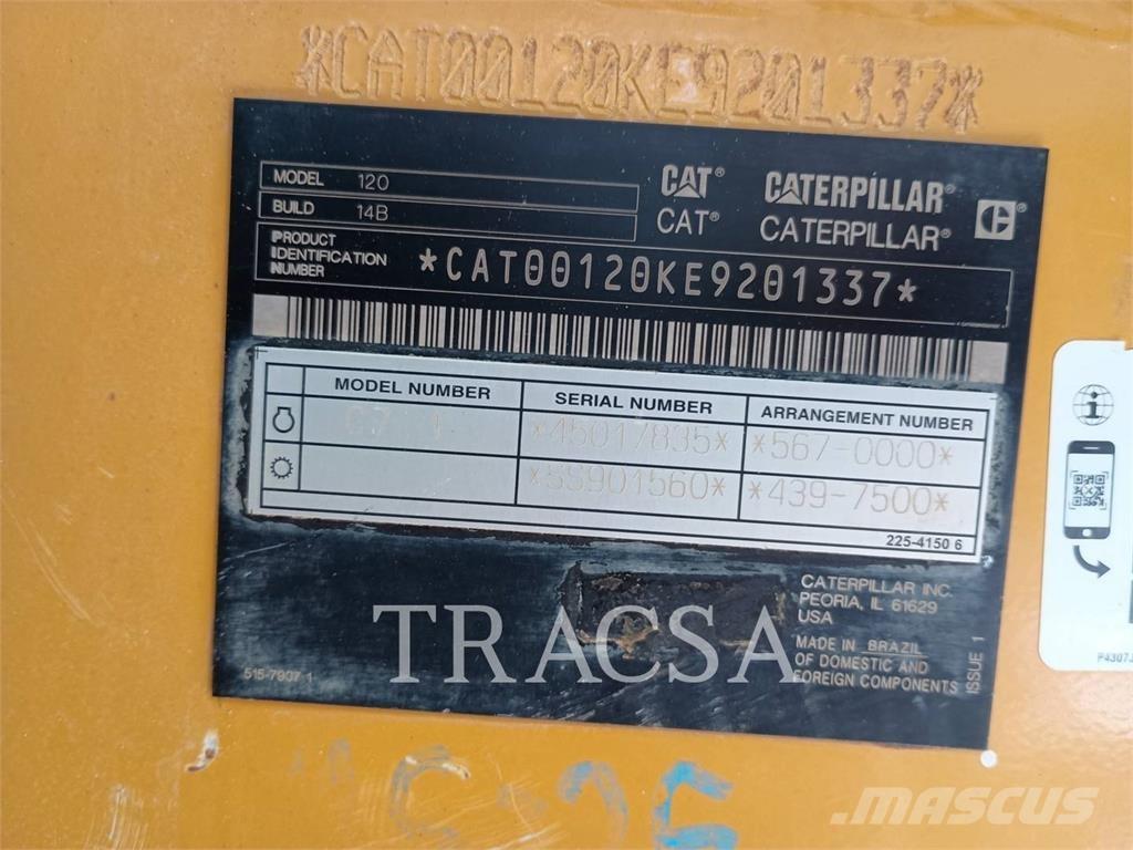 CAT 120 Veihøvler
