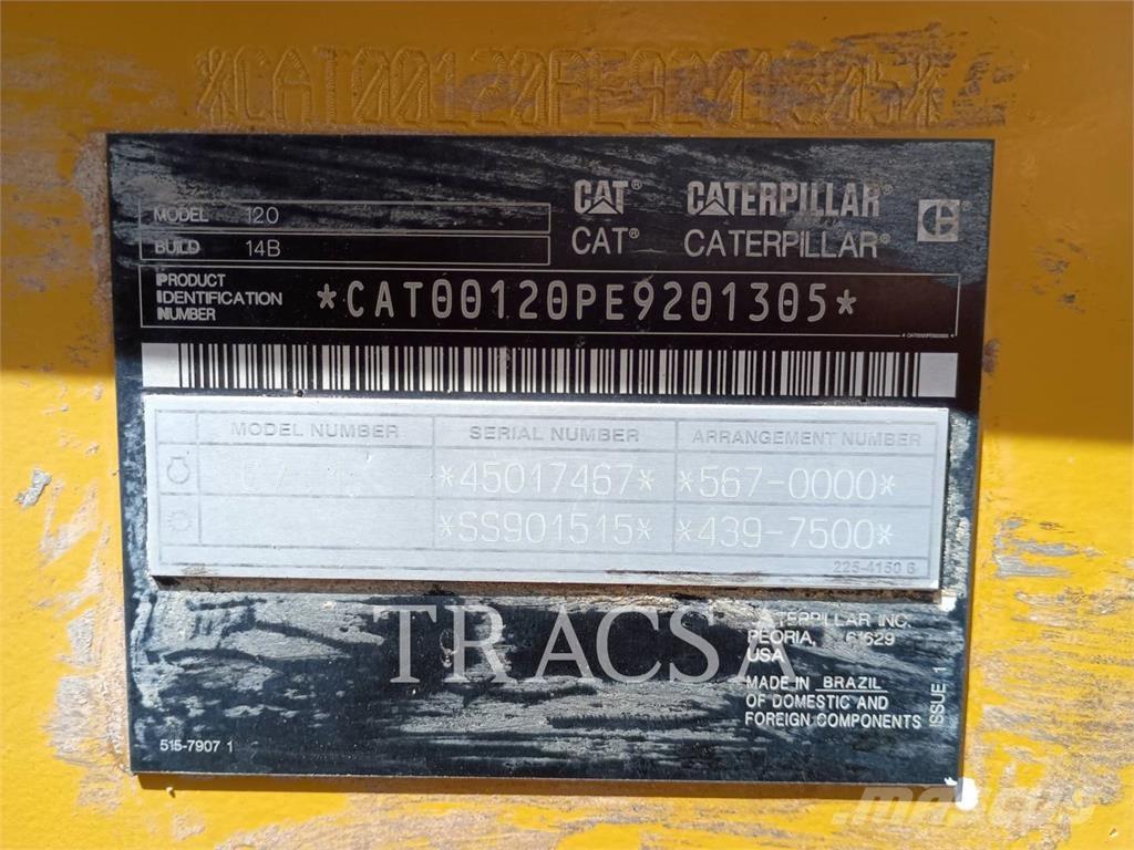 CAT 120 Veihøvler