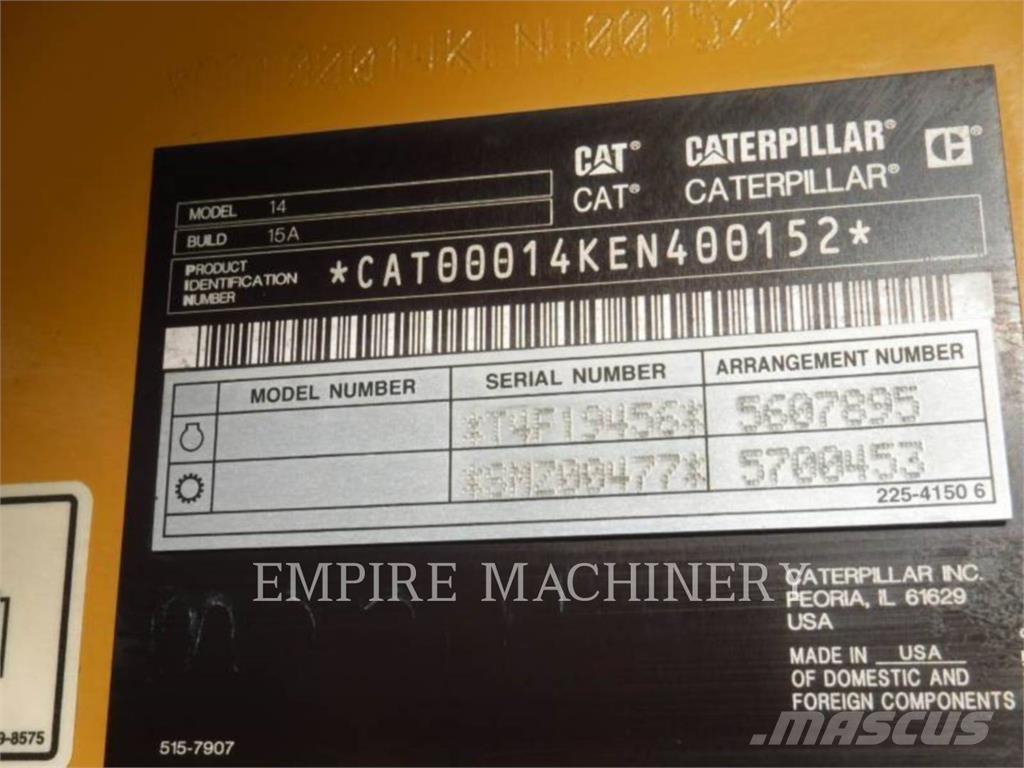 CAT 14-15 Veihøvler