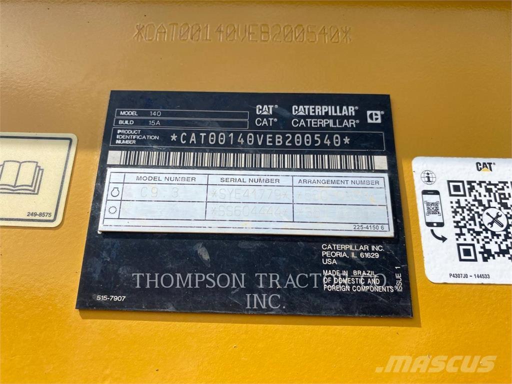 CAT 140 Veihøvler