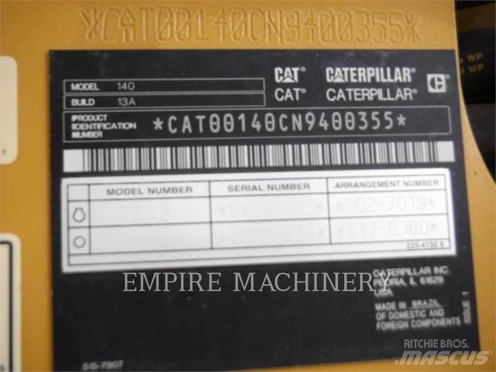 CAT 140-13 Veihøvler