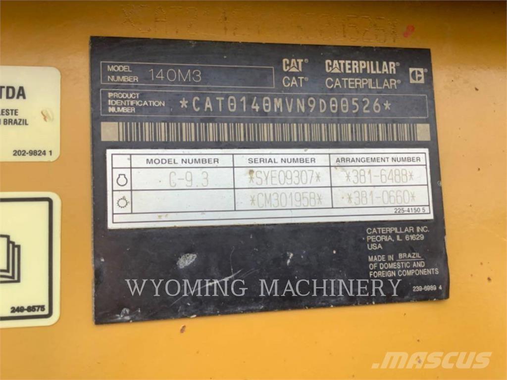 CAT 140M3 Veihøvler
