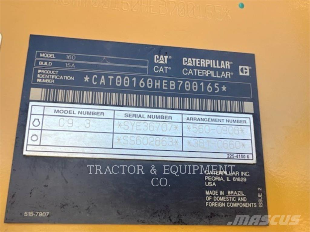CAT 160-15AWD Veihøvler