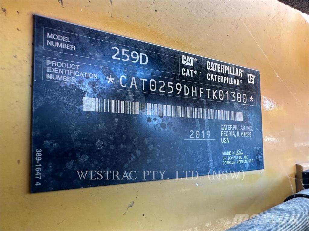 CAT 259DLRC Beltelastere