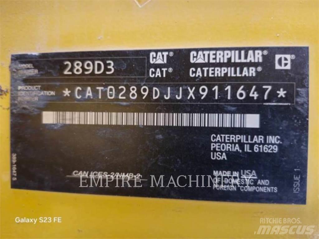 CAT 289D3 CA Kompaktlastere