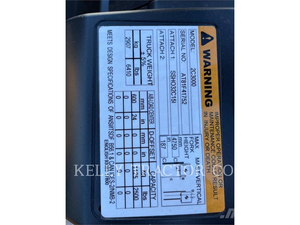 CAT 2C3000 Gaffeltrucker - Annet