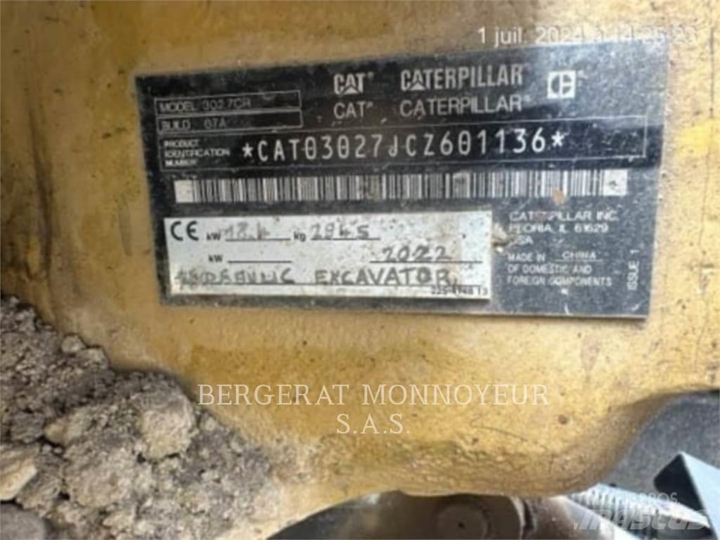 CAT 302.7 Beltegraver
