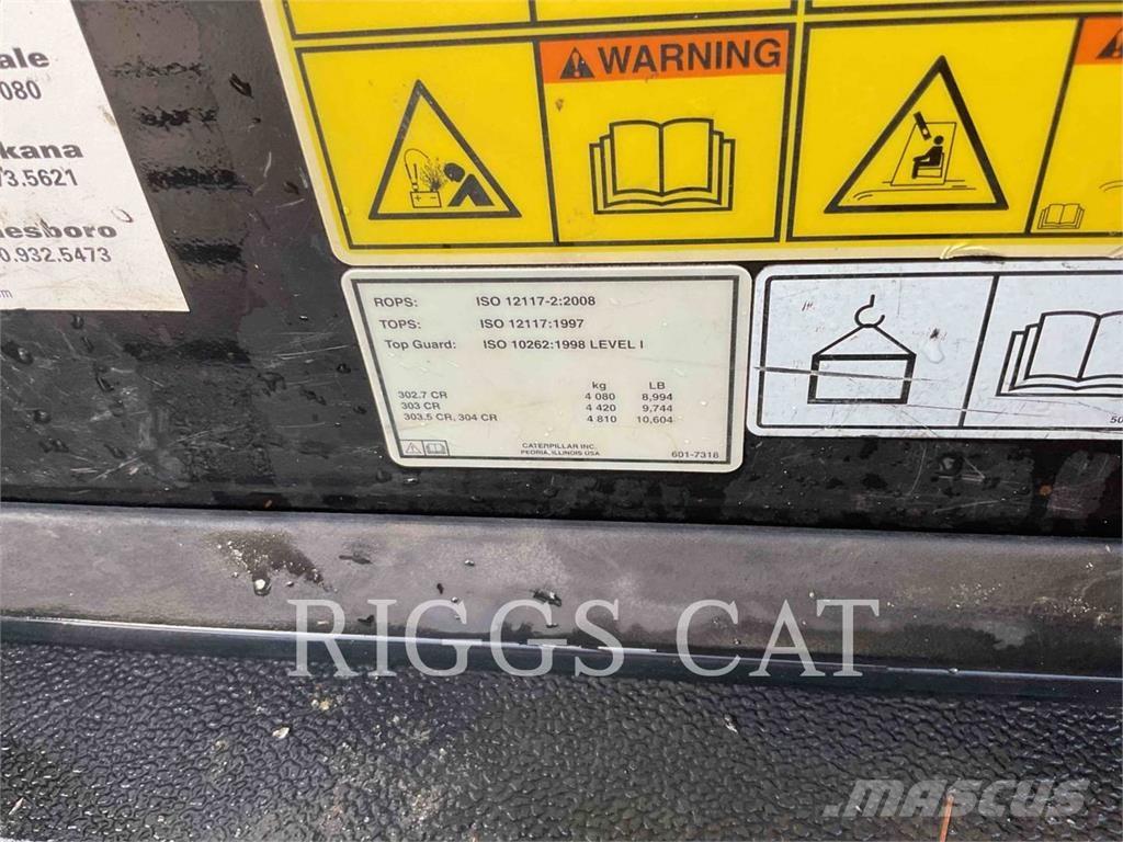 CAT 302.707CR Beltegraver