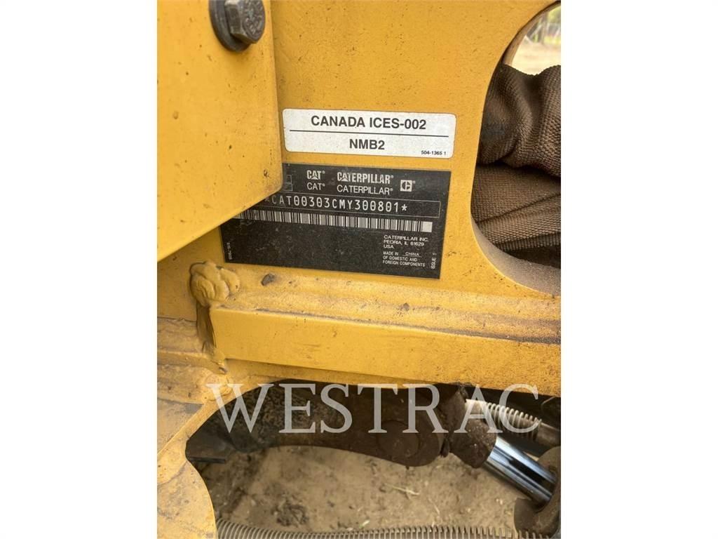 CAT 303 Minigravere <7t