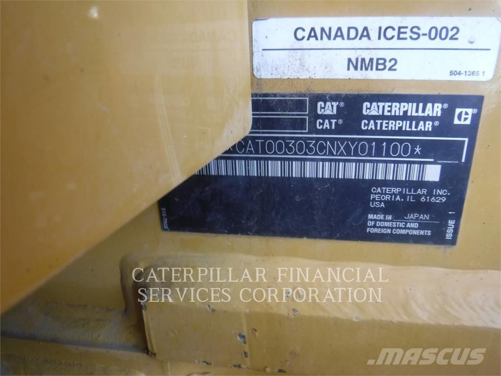 CAT 303-07CR Beltegraver