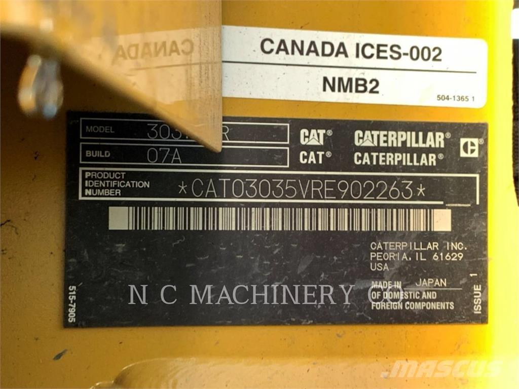 CAT 303.5 CRCB Beltegraver