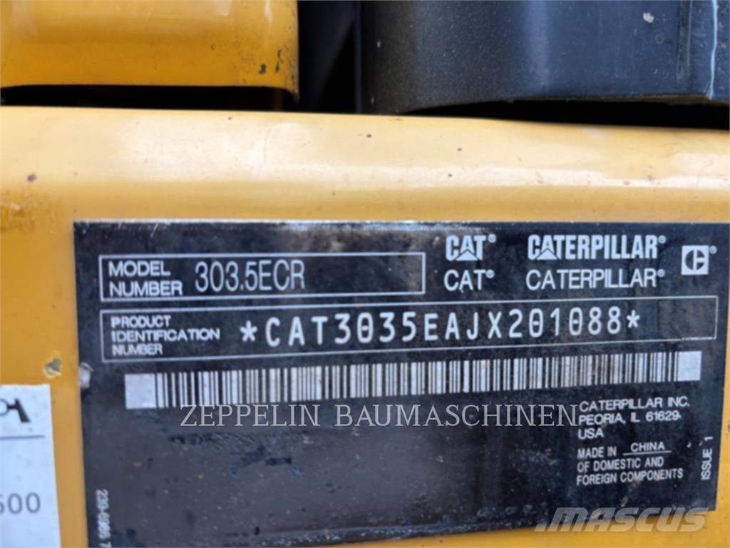 CAT 303.5ECR Beltegraver