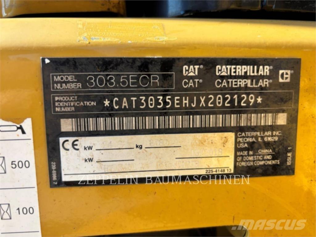 CAT 303.5ECR Beltegraver