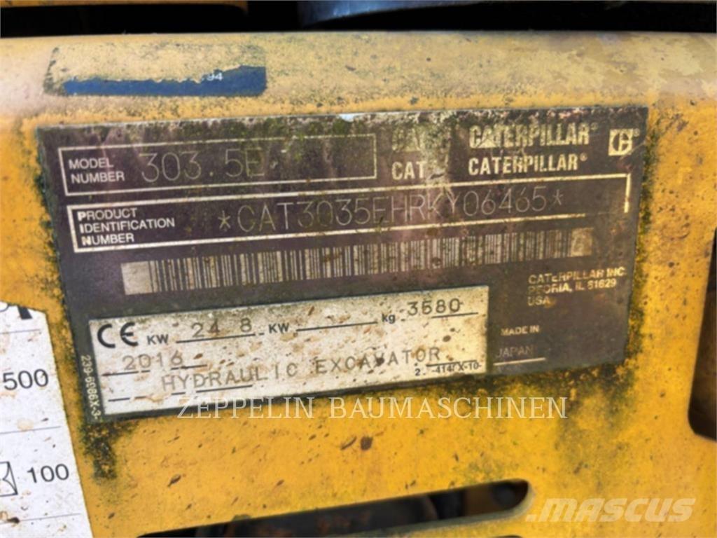 CAT 303.5ECR Beltegraver