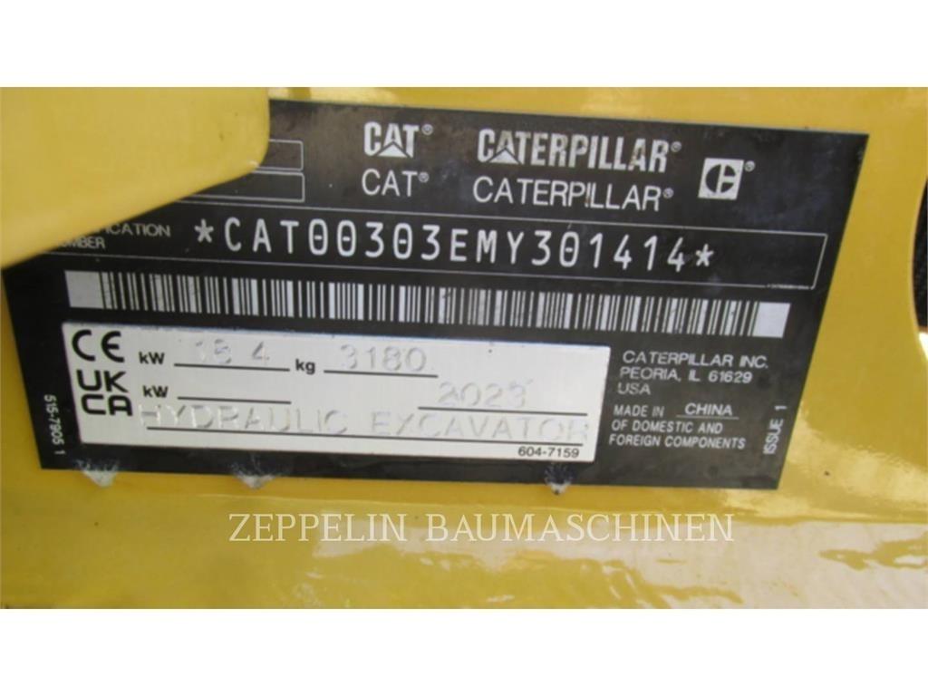 CAT 303CR-07A Beltegraver
