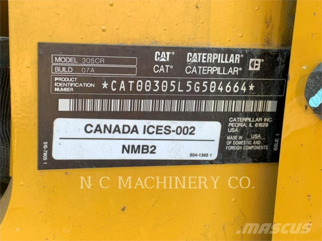 CAT 305 CRCB Beltegraver