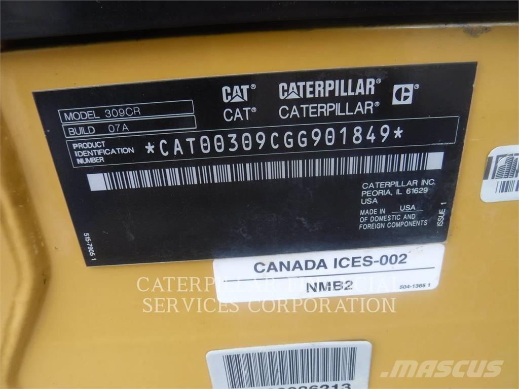 CAT 309-07CR Beltegraver