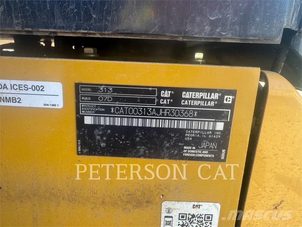 CAT 313 Beltegraver