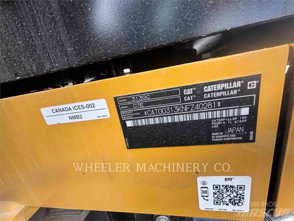 CAT 313 GC CF Beltegraver