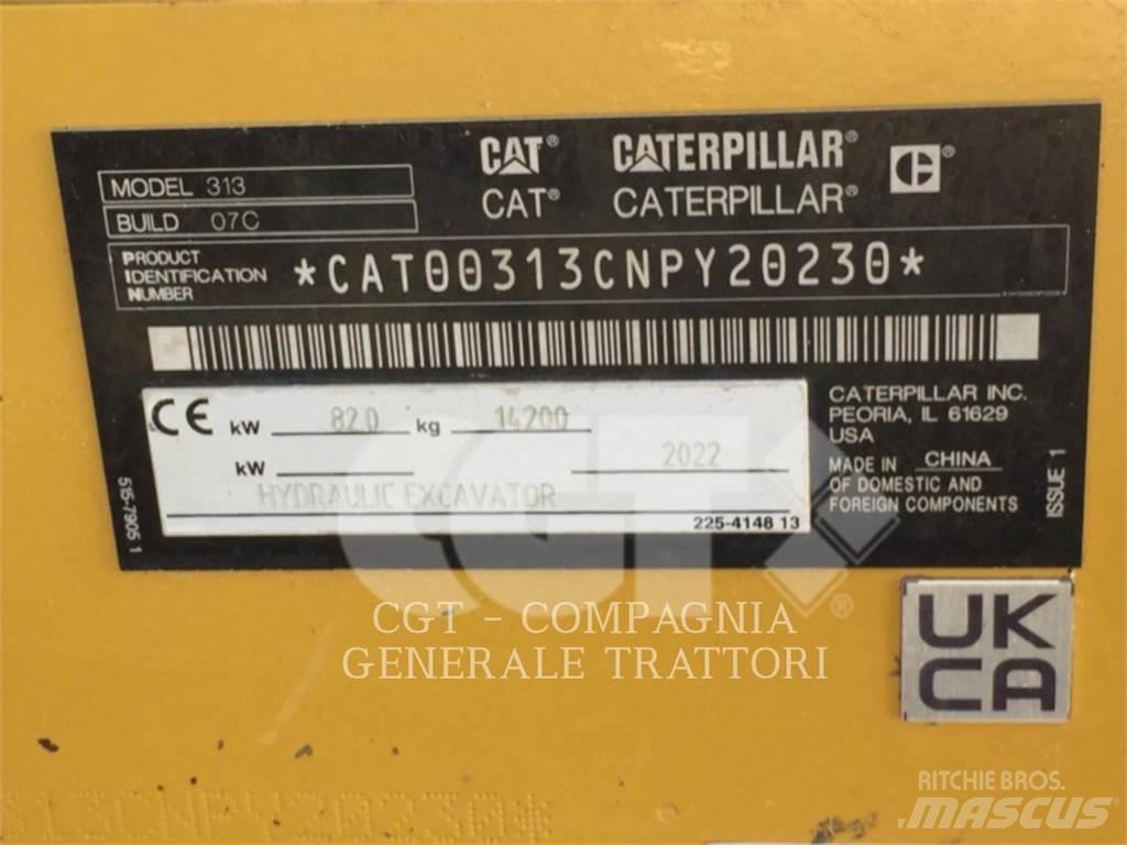 CAT 313 NG Beltegraver
